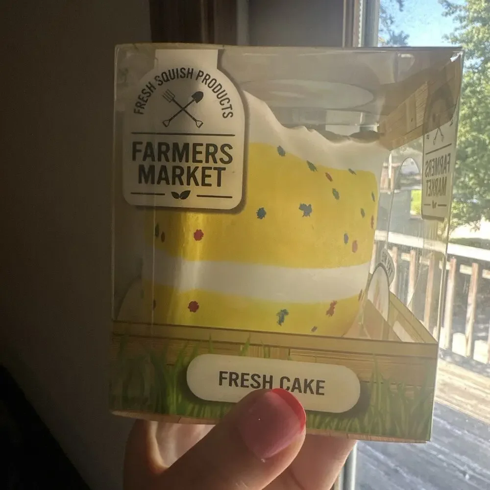 Sunny Days Fresh Squish Farmers Market Cake Squishy Stress Toy New Sealed